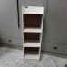 Meteorleg Modern White Wooden Bookcase with Multiple Shelves, Freestanding Bookshelf for Home or Office Storage